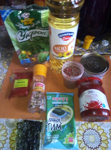 Острый борщь на рыбно-креточном бульоне бульоне с пекинской капусты. - Шаг 6