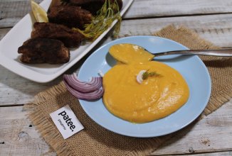 Овощное пюре из картофеля, моркови, кабачка