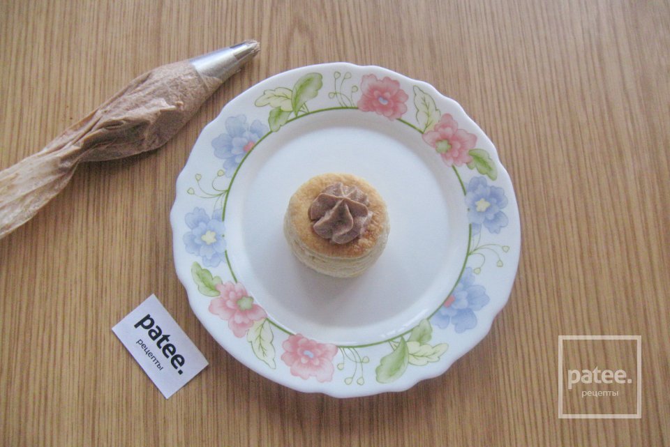 Слоеные башенки с кремом - Шаг 12