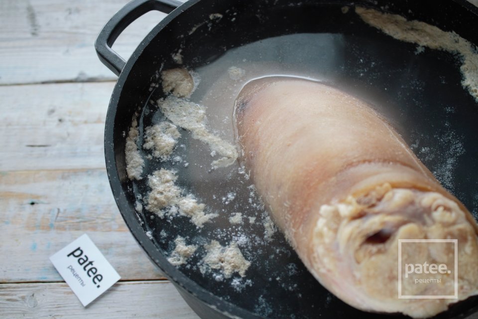 Рулька свиная в горчично-медовом соусе в духовке - Шаг 2