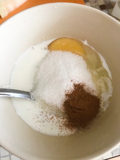 Воздушный пирог с грушей 🥧. - Шаг 8