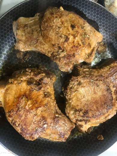 Стейк из свинины на кости - Шаг 9