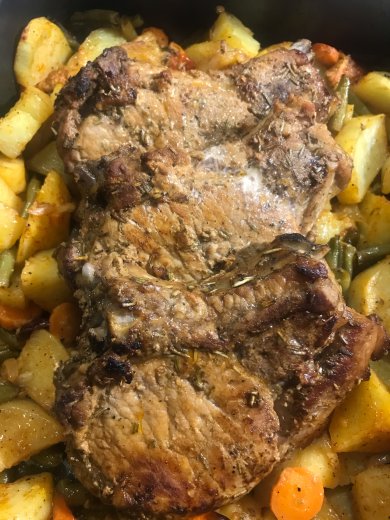 Стейк из свинины на кости - Шаг 11