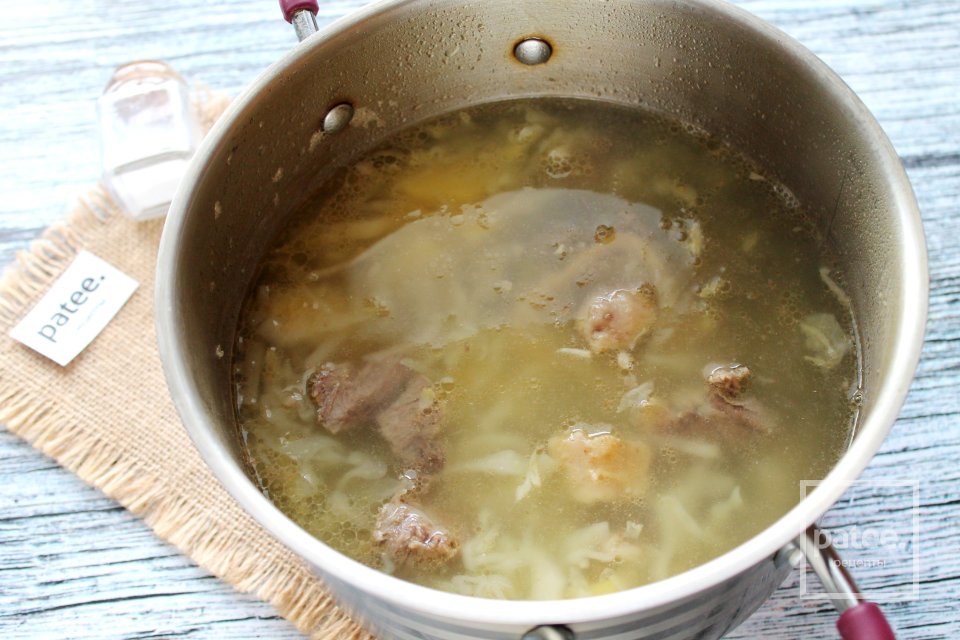 Щи с говядиной и свежей капустой - Шаг 15