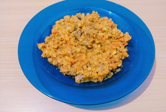 Карри из красной чечевицы и говядины