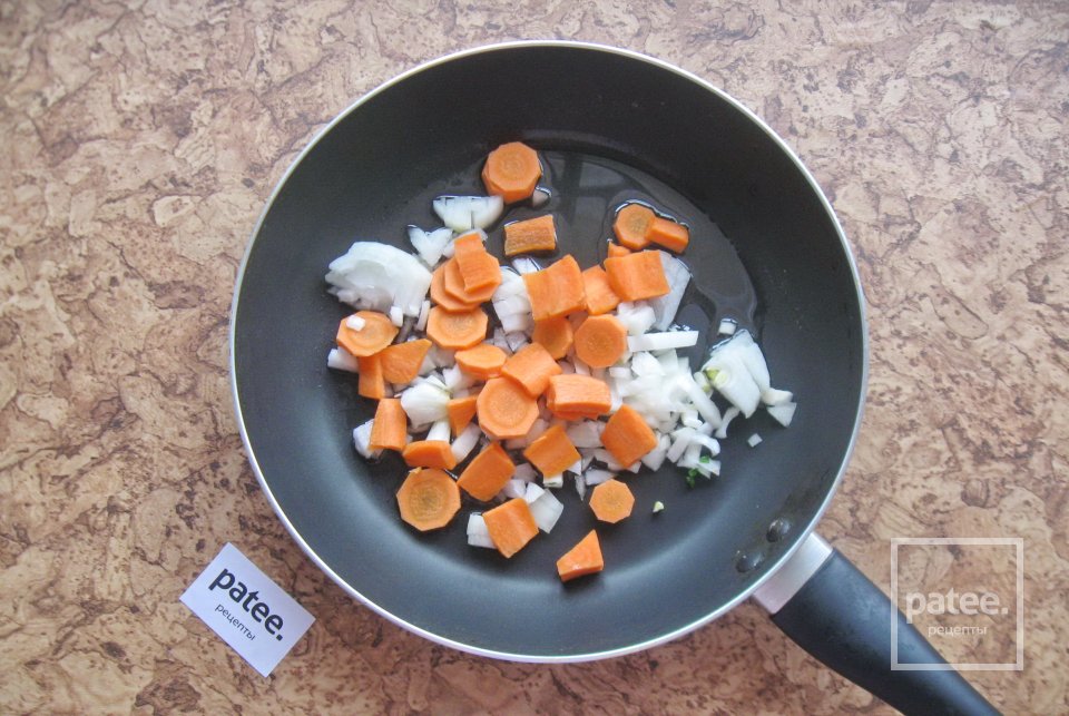 Овощное рагу с рисом и грибами - Шаг 3