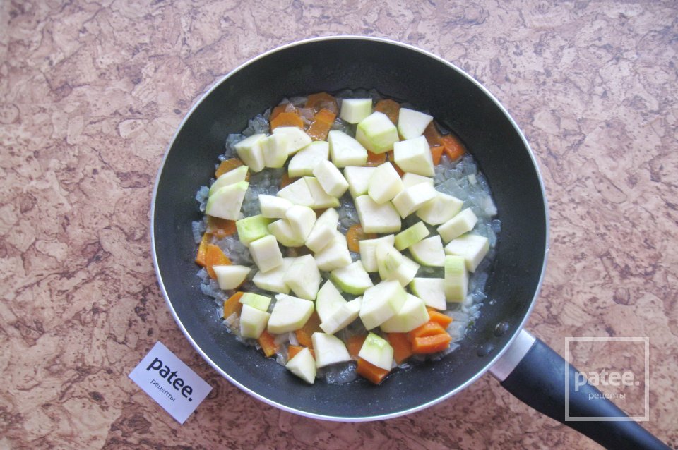 Овощное рагу с рисом и грибами - Шаг 4