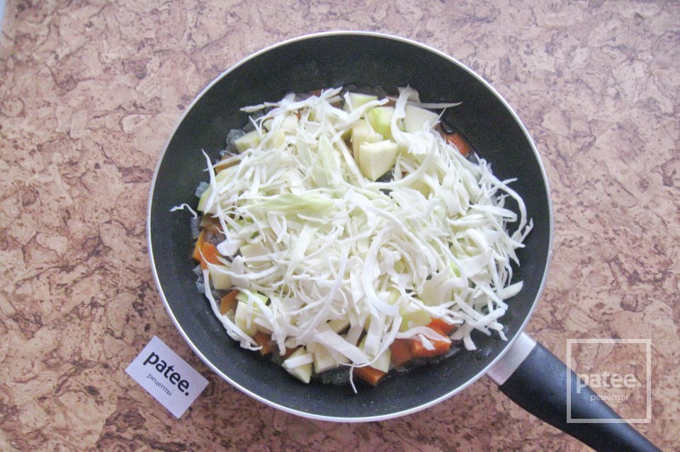 Овощное рагу с рисом и грибами - Шаг 5