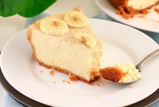 Бананово-творожный чизкейк