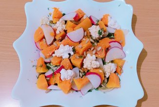 ПП салат из тыквы и редиса