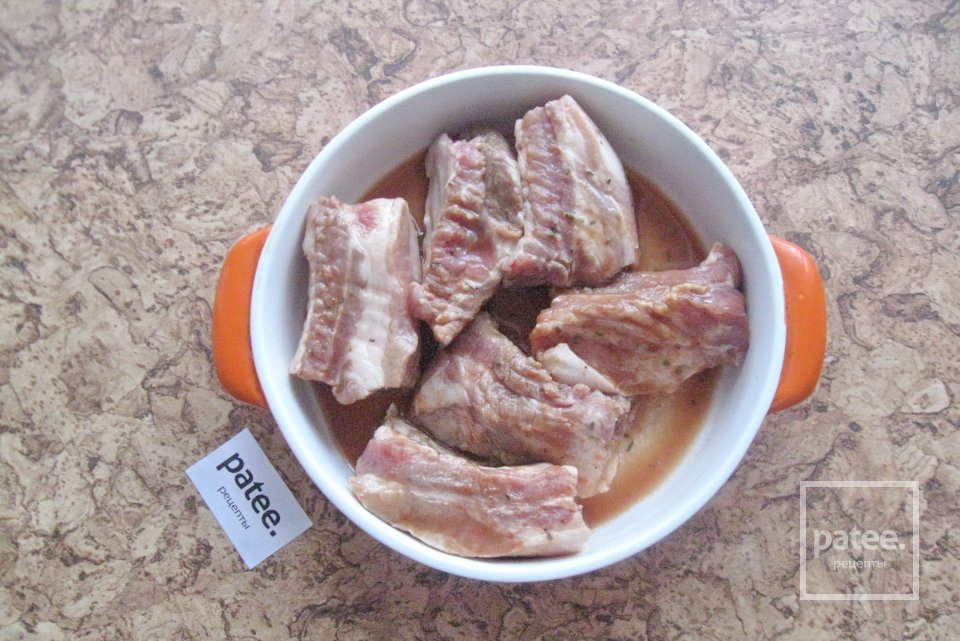 Свиные ребрышки запеченные в маринаде - Шаг 7