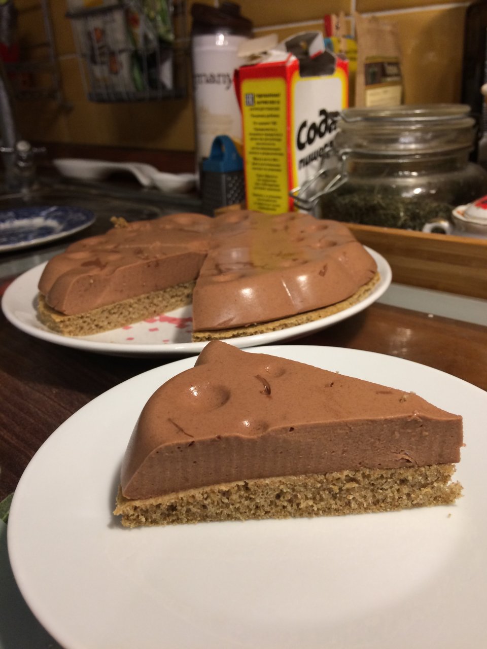 Муссовый шоколадный торт