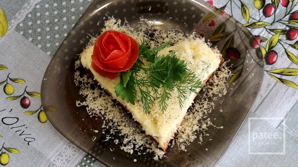 Бутерброд Валентинка - Шаг 7