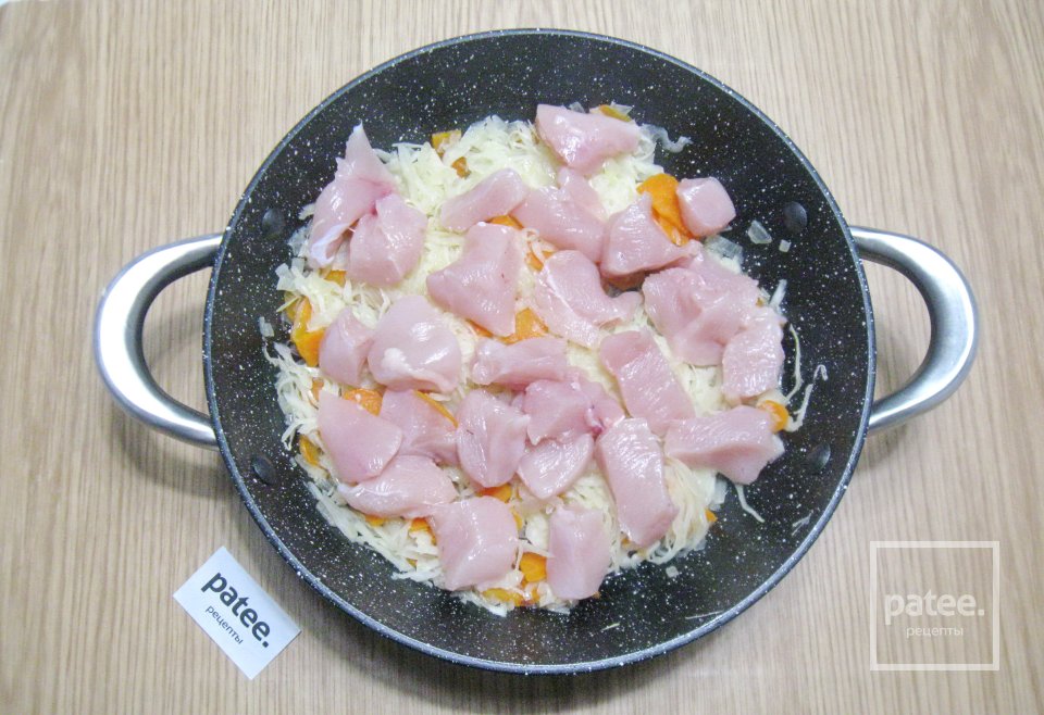 Куриная грудка с овощами и крупой - Шаг 5