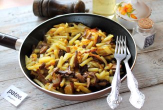 Жарёха из картошки с грибами