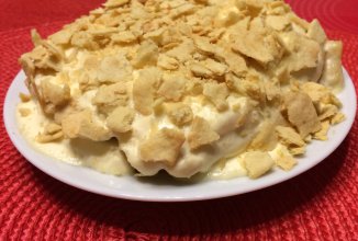 Порционный наполеон с заварным кремом