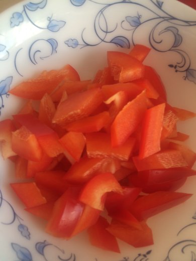 Открытый пирог с курицей и болгарским перцем - Шаг 2