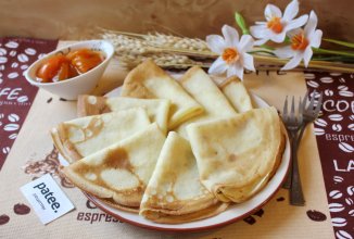 Блины на сухом молоке