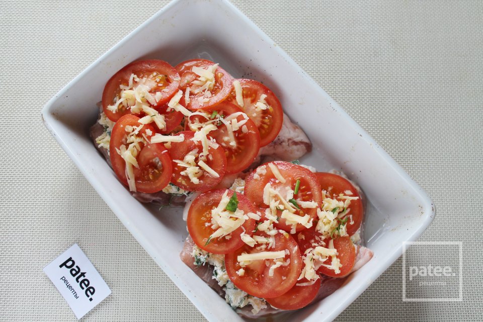 Свинина в духовке с помидорами и сыром - Шаг 14