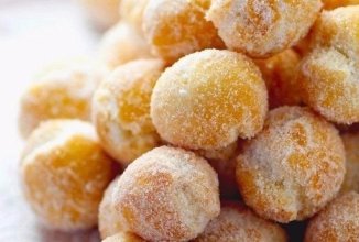 Творожные пончики