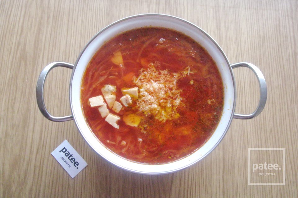 Борщ с ветчиной - Шаг 11