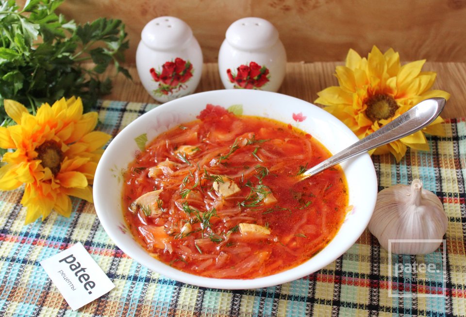 Борщ с ветчиной - Шаг 13