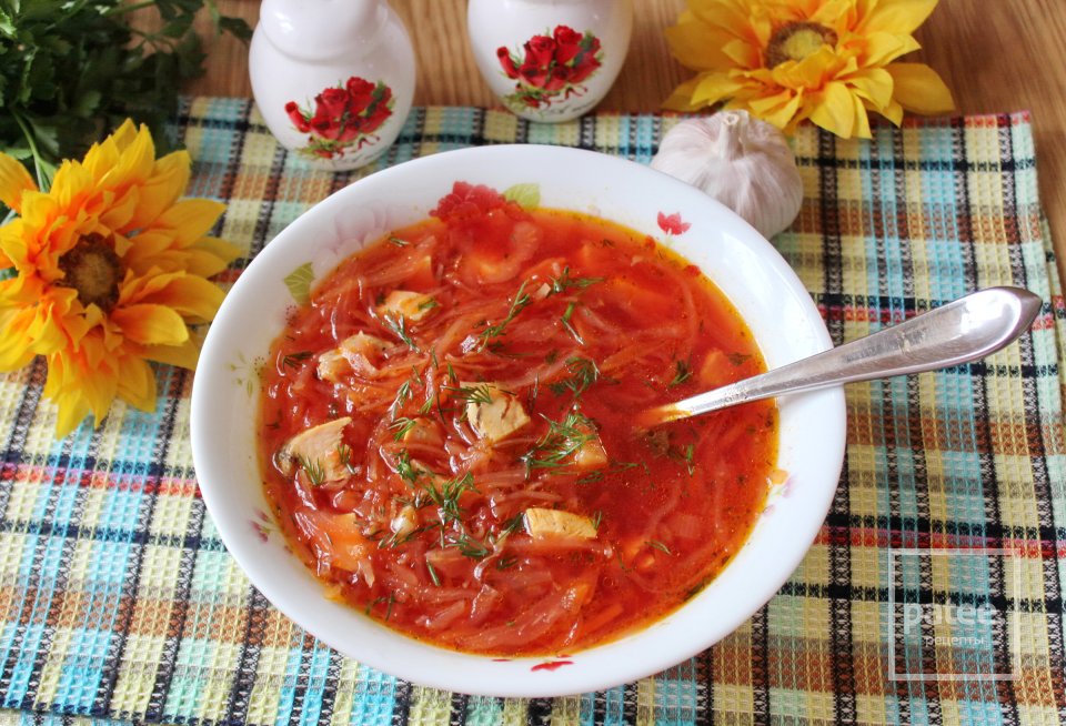 Борщ с ветчиной - Шаг 14