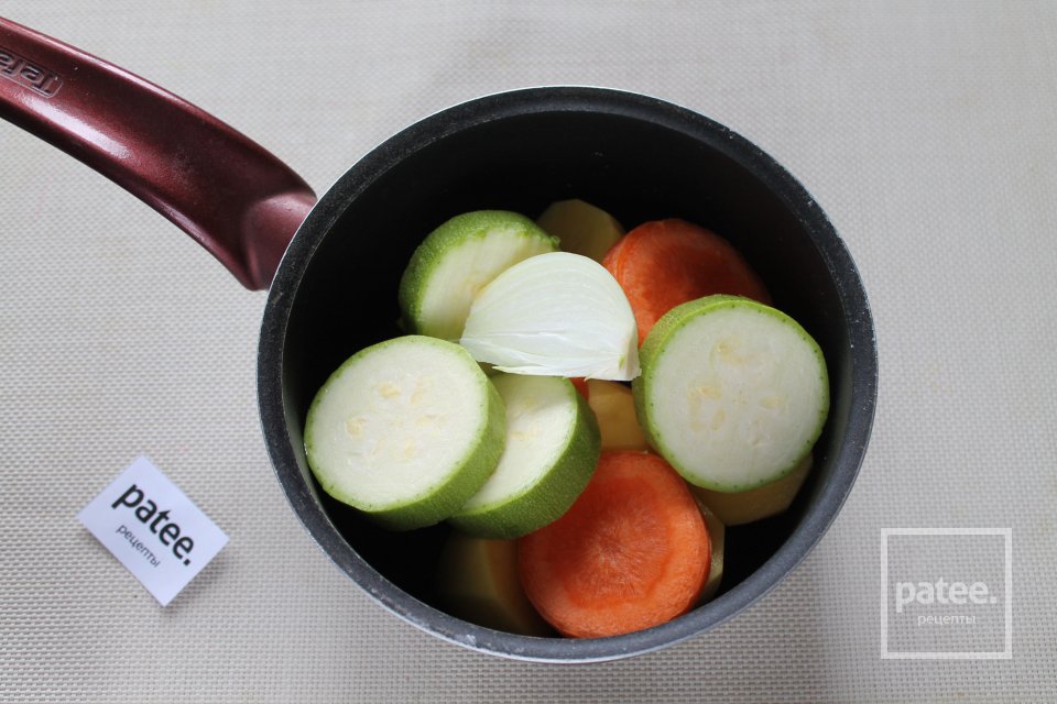 Овощное пюре с огурцами - Шаг 5