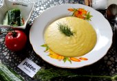 Овощное пюре с огурцами