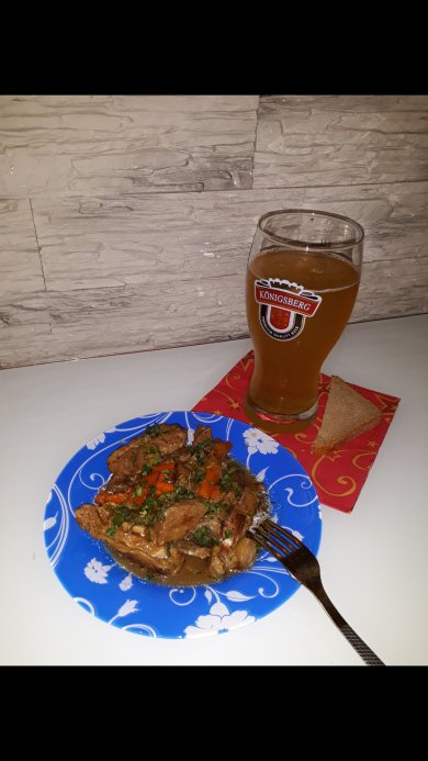 Баранина томлёная в пиве. - Шаг 9