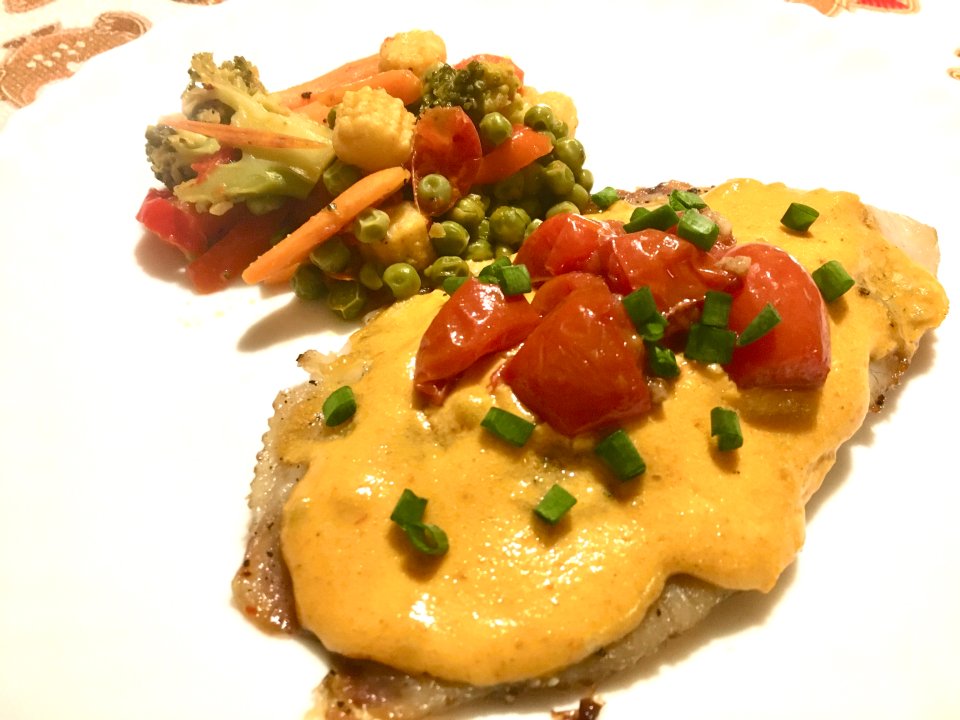 Рыба под розовым соусом. - Шаг 5