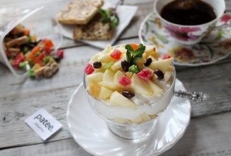 Трайфл творожно-яблочный