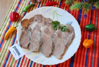 Свиная шея запеченная в рукаве