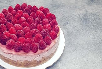 Малиновый чизкейк