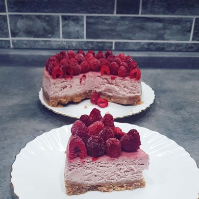 Малиновый чизкейк - Шаг 2