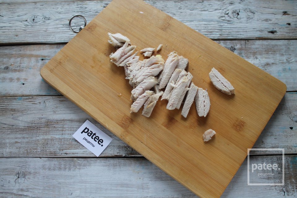 Салат со свеклой, курицей и апельсином - Шаг 4