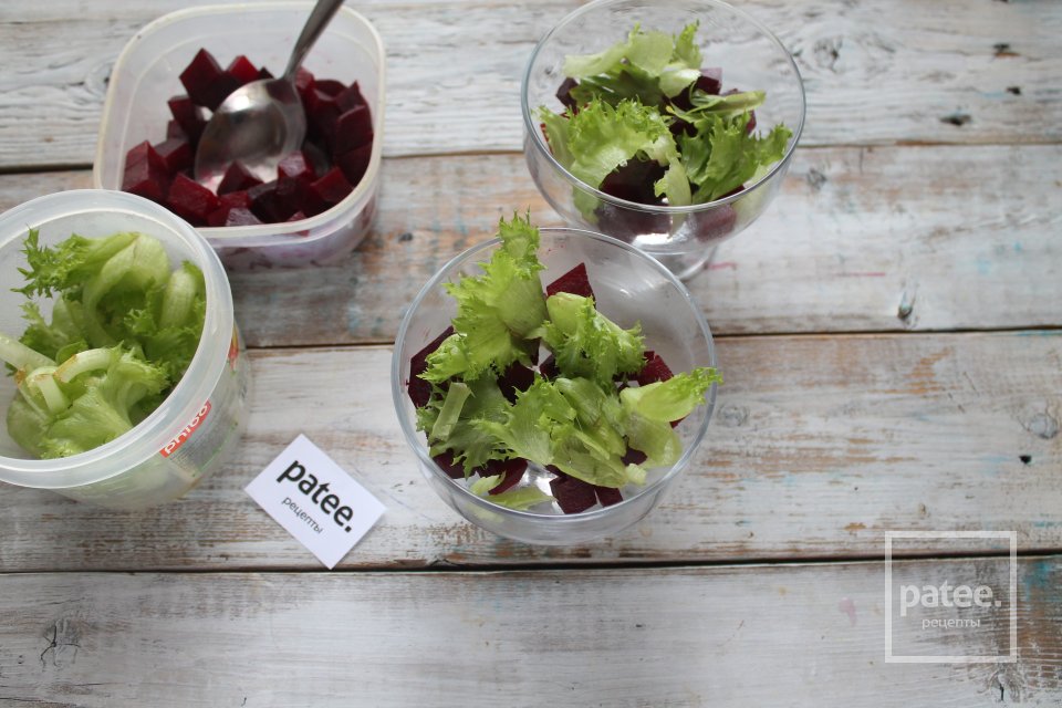 Салат со свеклой, курицей и апельсином - Шаг 10