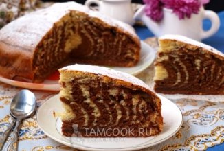 Пирог зебра