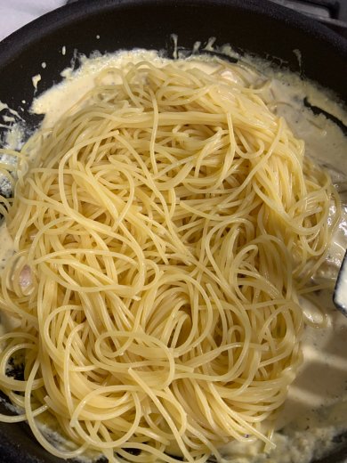 Спагетти Карбоната - Шаг 9