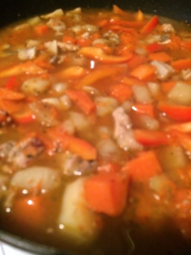 Жаркое со свининой и тыквой - Шаг 5