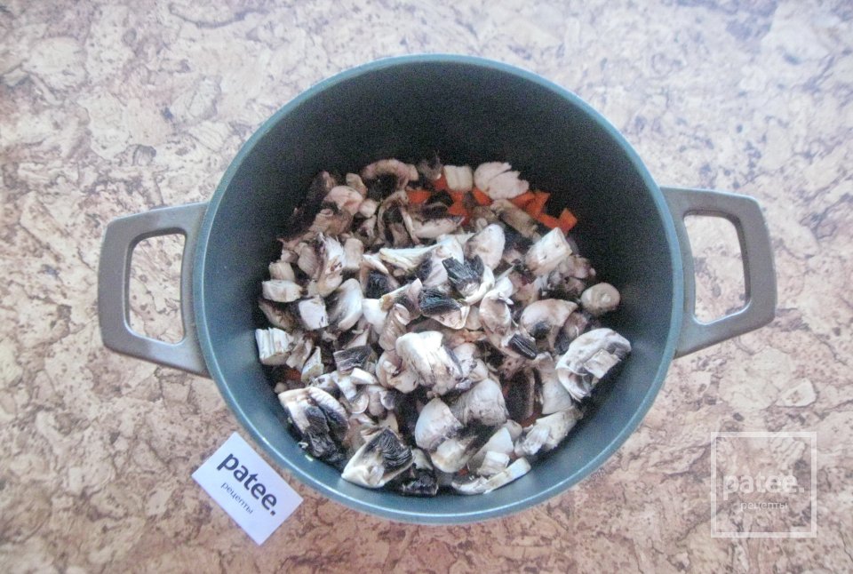 Грибное ассорти с картофелем и сливками - Шаг 4