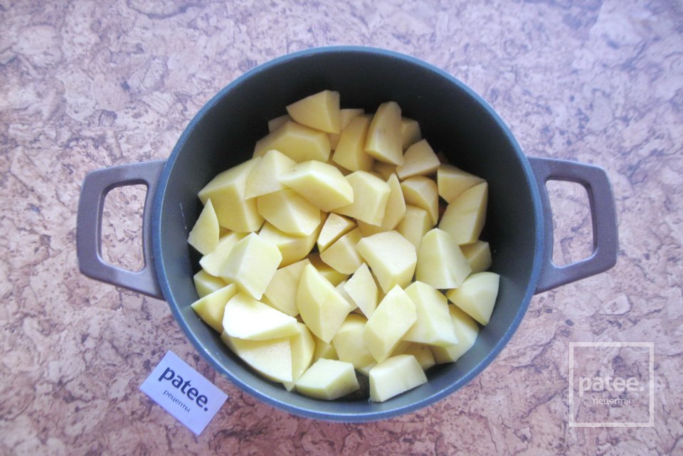 Грибное ассорти с картофелем и сливками - Шаг 8