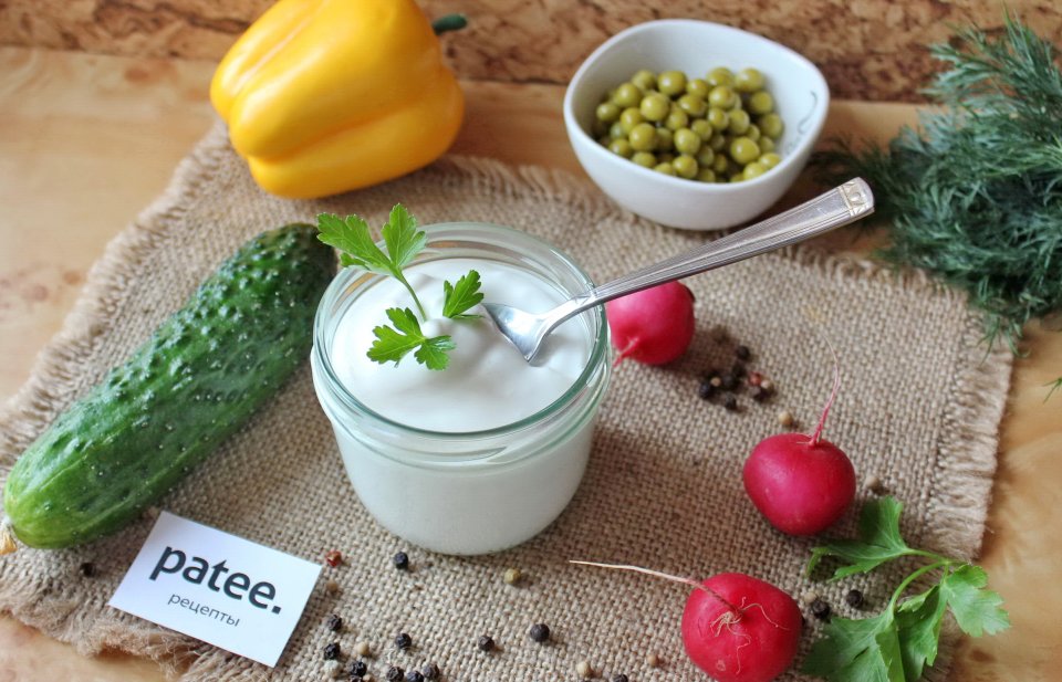 как сделать майонез из рассола от горошка