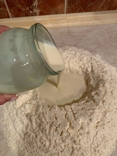 Украинские вареники с капустой на кефире - Шаг 7