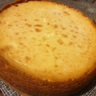 Чизкейк из творога с солёной карамелью - Шаг 9