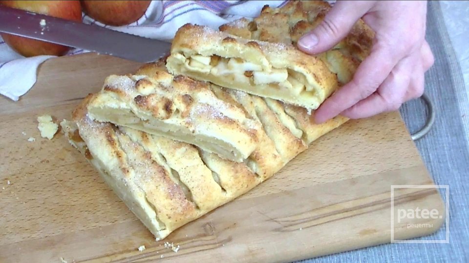 Яблочный пирог на творожном тесте - Шаг 16