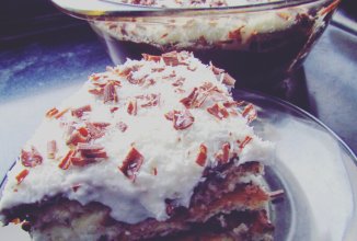 Шоколадно-кокосовый трайфл