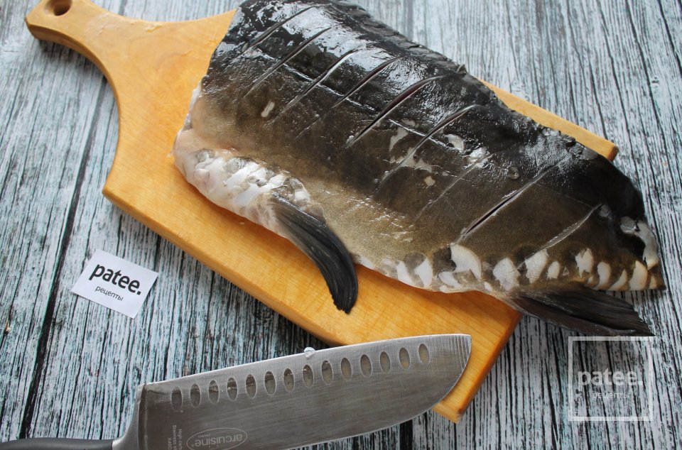 Карп с овощами в духовке в фольге - Шаг 3