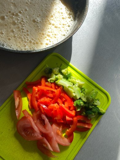 Омлет с овощами в духовке - Шаг 1