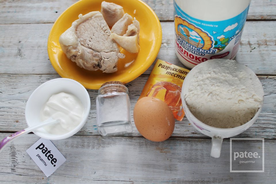 Фаршированные блинчики с мясом - Шаг 1